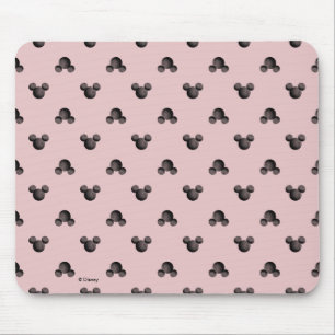 Mickey Pink Icon Pattern Mouse Pad
