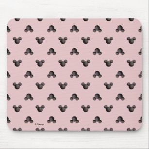 Mickey Pink Icon Pattern Mouse Pad