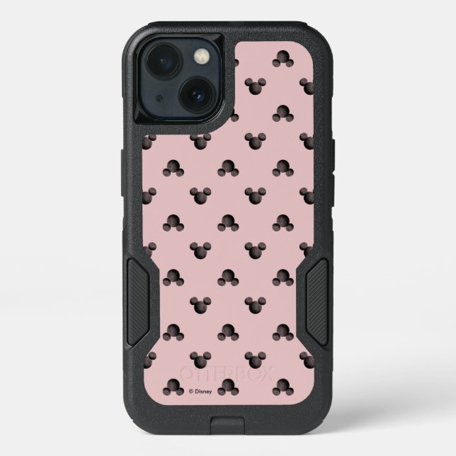 Mickey Pink Icon Pattern Otterbox iPhone Case (Back)
