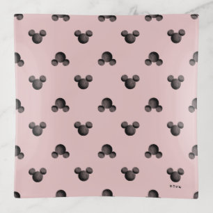 Mickey Pink Icon Pattern Trinket Tray