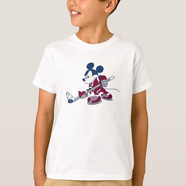 Mickey Plays Hockey T-Shirt (Front)