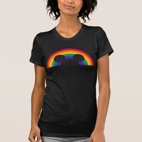 Mickey Rainbow Cutout T_Shirt