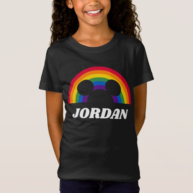 Mickey Rainbow Cutout T-Shirt (Front)