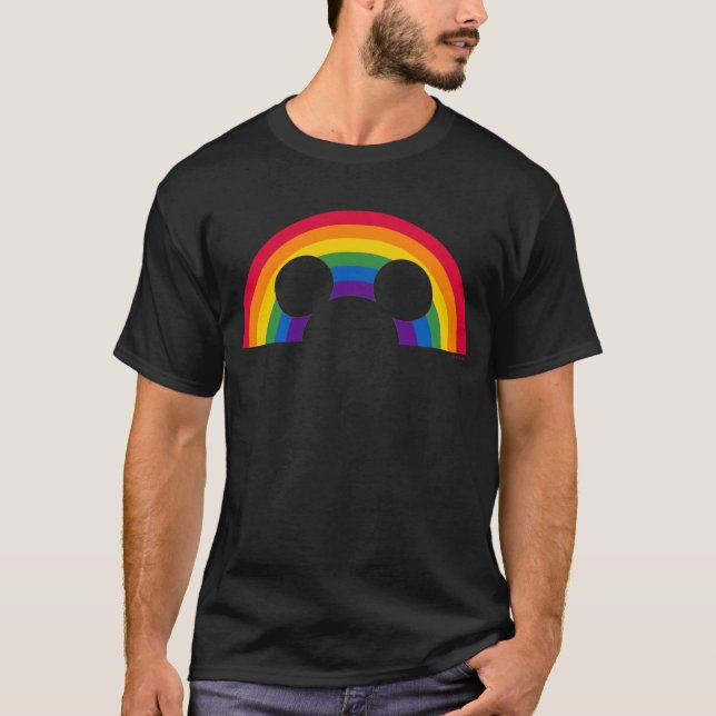 Mickey Rainbow Cutout T-Shirt (Front)