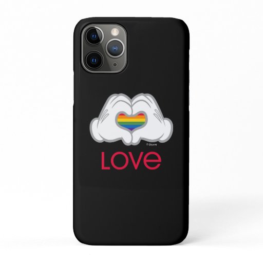 Mickey Rainbow Love iPhone 11 Pro Case