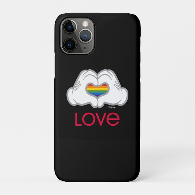 Mickey Rainbow Love Case-Mate iPhone Case (Back)