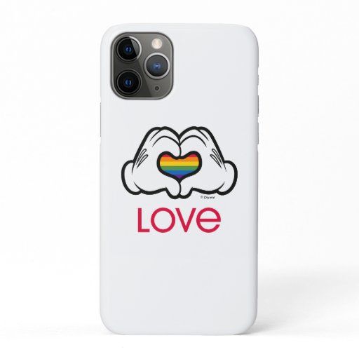 Mickey Rainbow Love iPhone 11 Pro Case
