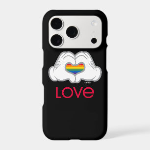 Mickey Rainbow Love iPhone 17 Pro Case