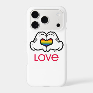 Mickey Rainbow Love iPhone 17 Pro Case