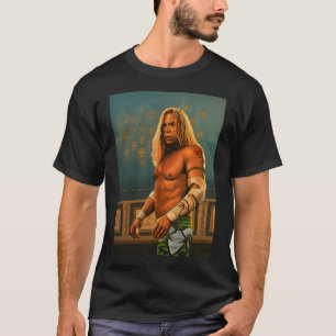 Mickey Rourke as The Wrestler Painting T-Shirt