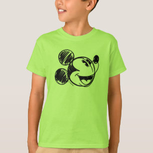 Mickey Sketch Head T-Shirt