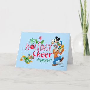 Mickey Spreading Holiday Cheer Card