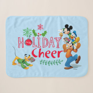 Mickey Spreading Holiday Cheer Sherpa Blanket