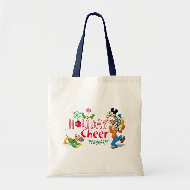 Mickey Spreading Holiday Cheer Tote Bag (Front)