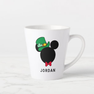 Mickey   St. Patrick's Day Icon Latte Mug