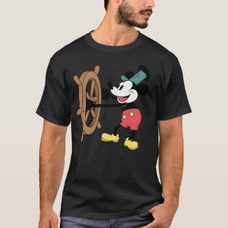Mickey Steamboat Willie (Public Domain) T-Shirt