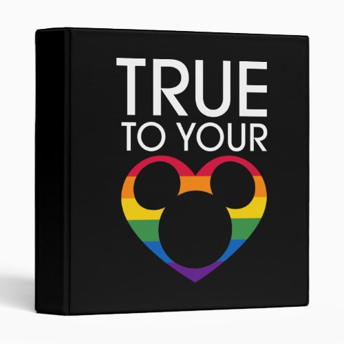 Mickey  True to Your Heart 3 Ring Binder