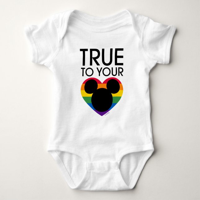 Mickey | True to Your Heart Baby Bodysuit (Front)