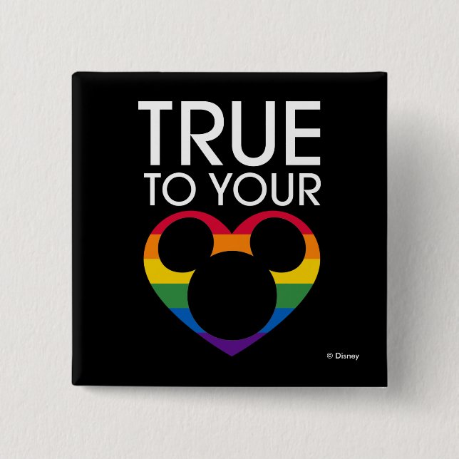 Mickey | True to Your Heart Button (Front)