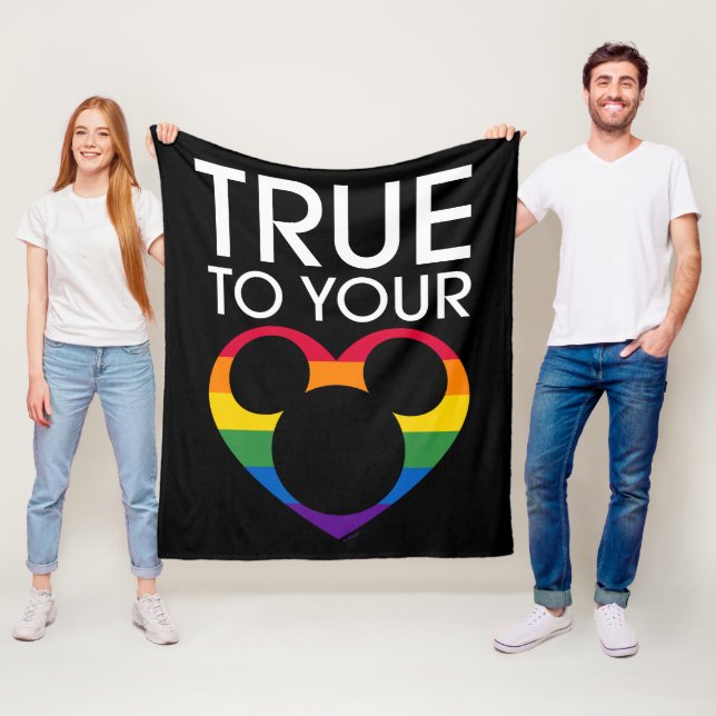Mickey | True to Your Heart Fleece Blanket (In Situ)
