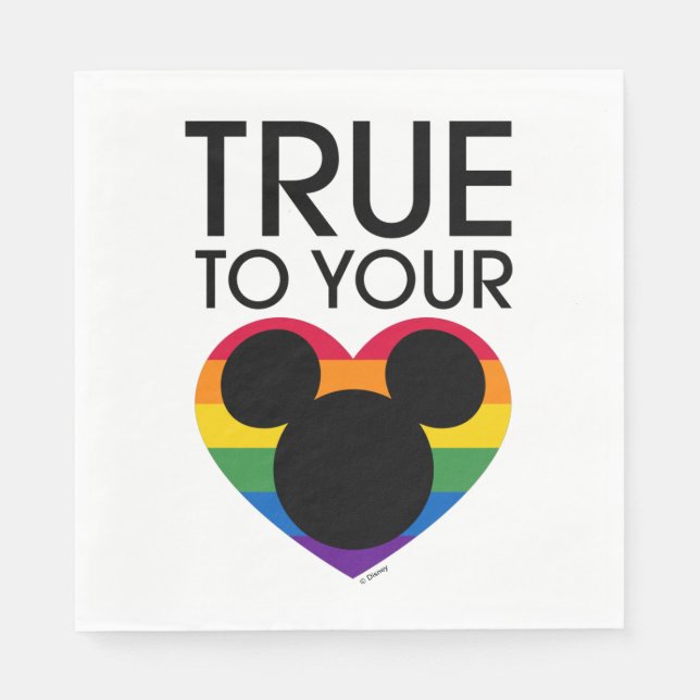 Mickey | True to Your Heart Napkins (Front)