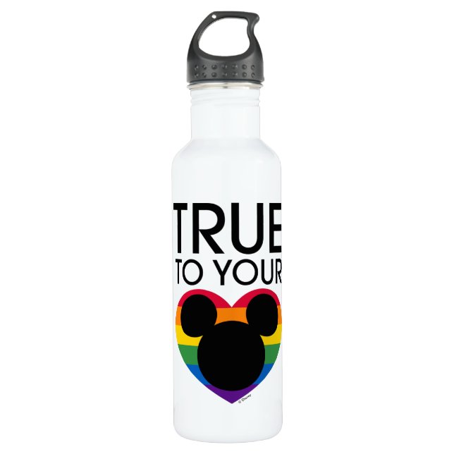 Mickey | True to Your Heart Stainless Steel Water Bottle (Front)