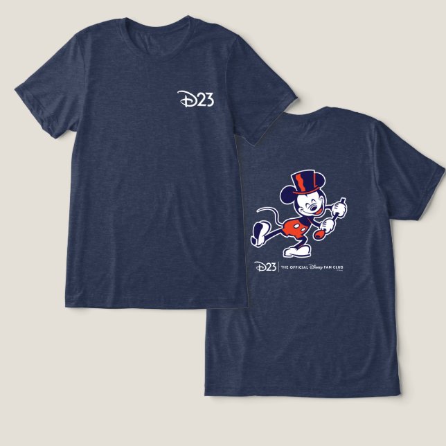Mickey Two-Sided Tri-Blend Shirt (Design Front & Back)