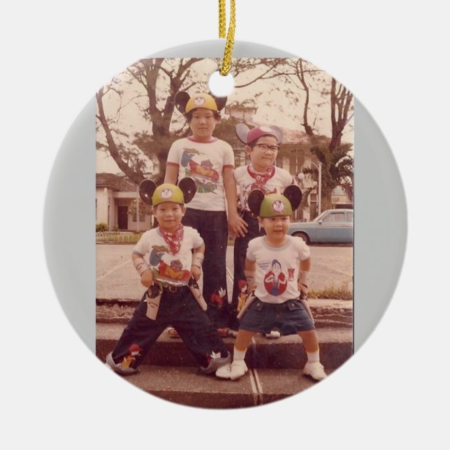 Mickey Wongs Ceramic Ornament (Front)