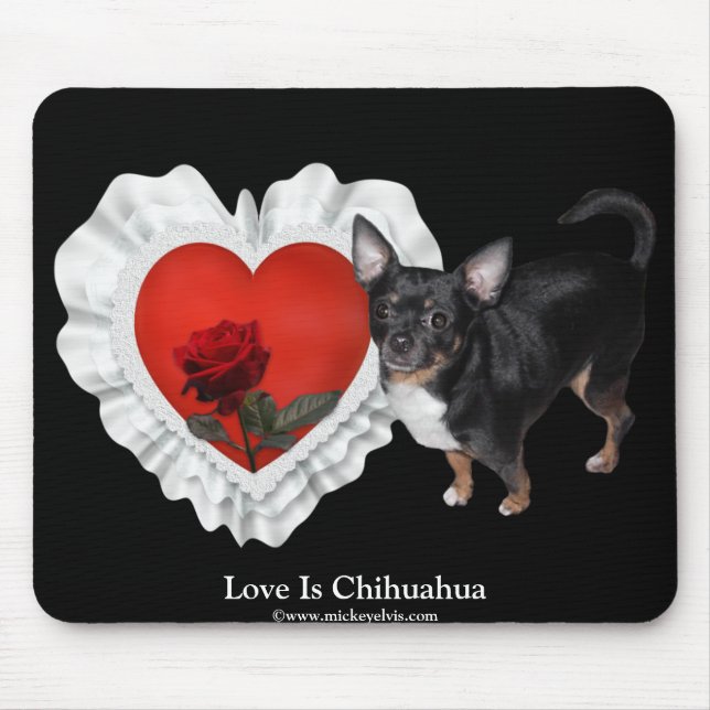 MickeyElvis Chihuahua 8 Mouse Pad (Front)