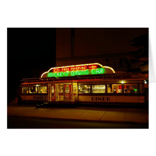 Mickey's Diner Cards (Front Horizontal)