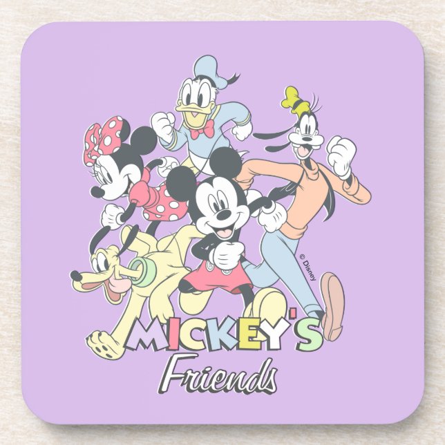 Mickey's Friends Beverage Coaster (Front)