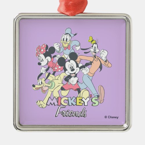 Mickeys Friends Metal Ornament
