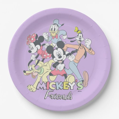 Mickeys Friends Paper Plates