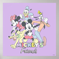 Walt Disney Mickey's Mellerdrammer Custom Framed Poster 