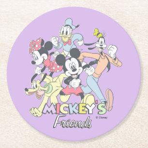 Mickey's Friends Round Paper Coaster