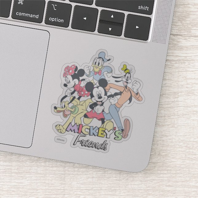 Mickey's Friends Sticker (Detail)