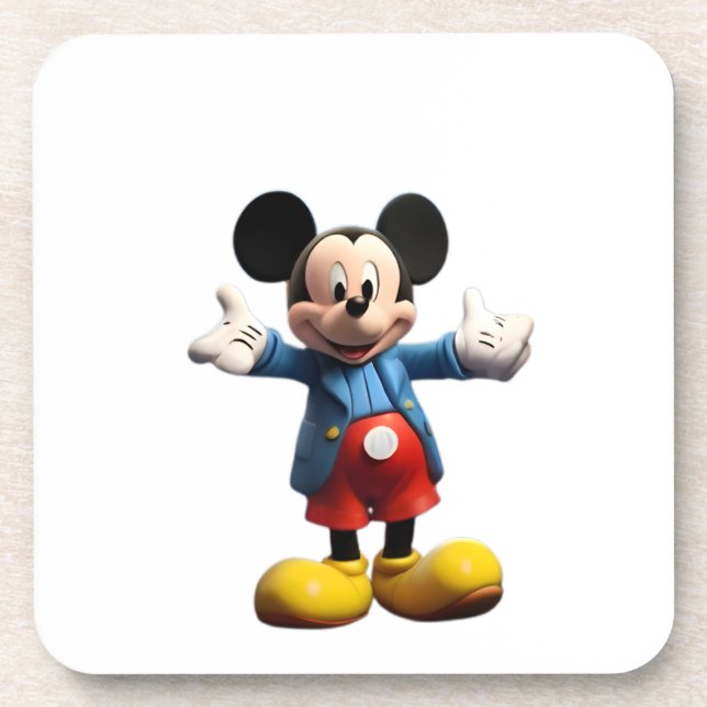 Mickey's Friendship Hug: Inspiring Coaster Designs (Front)