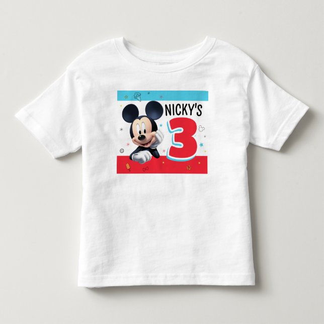 Mickey's Fun Birthday Collection Custom TEE (Front)