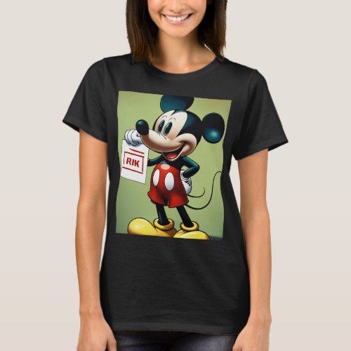 Mickeys Message A Vibrant Invitation T_Shirt