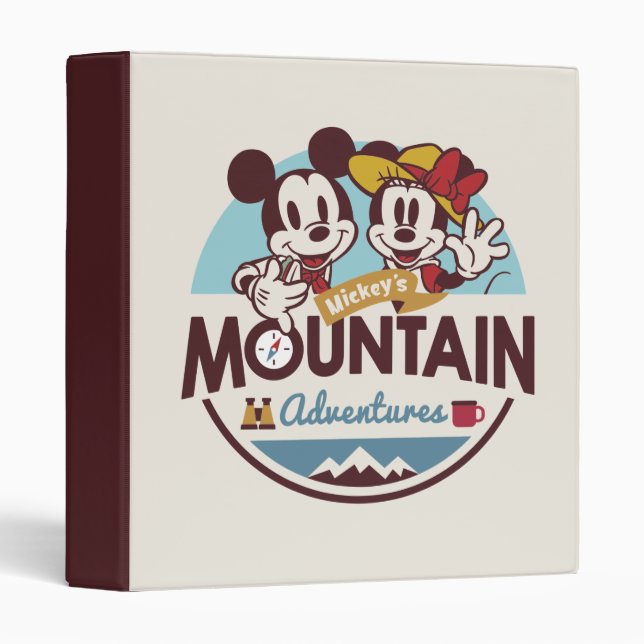 Mickey's Mountain Adventures 3 Ring Binder (Front/Spine)