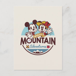 Mickey's Mountain Adventures Postcard