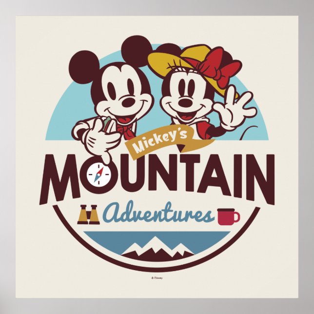 Mickey's Mountain Adventures Poster (Front)