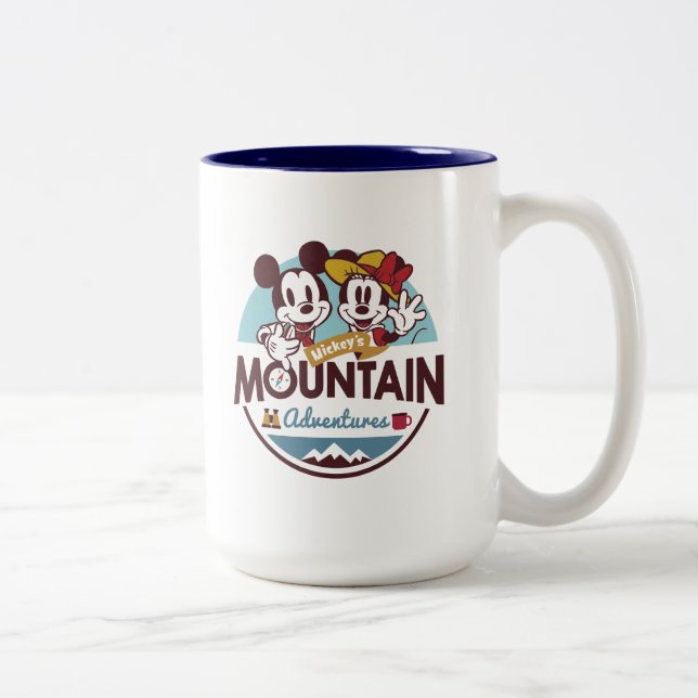 Mickey's Mountain Adventures Two-Tone Coffee Mug (Right)