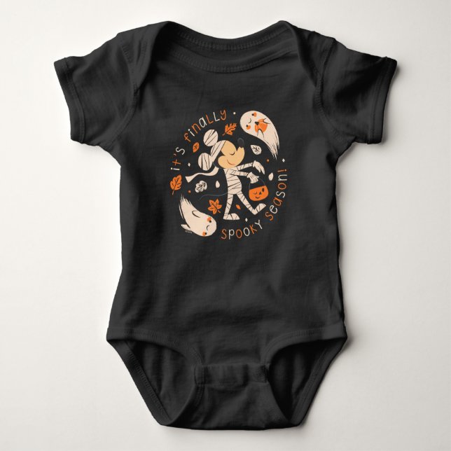 Mickey's Mummy Magic: Spooky Season Fun Baby Bodysuit (Front)