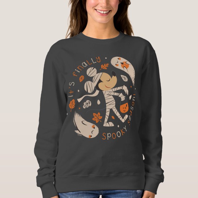 Mickey's Mummy Magic: Spooky Season Fun Sweatshirt (Front)