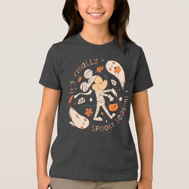 Mickey's Mummy Magic: Spooky Season Fun Tri-Blend Shirt (Front)
