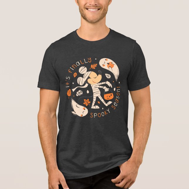 Mickey's Mummy Magic: Spooky Season Fun Tri-Blend Shirt (Front)