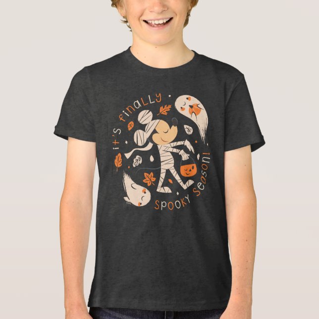 Mickey's Mummy Magic: Spooky Season Fun Tri-Blend Shirt (Front)