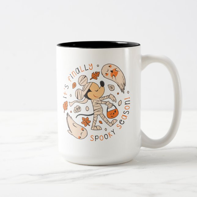 Mickey's Mummy Magic: Spooky Season Fun Two-Tone Coffee Mug (Right)