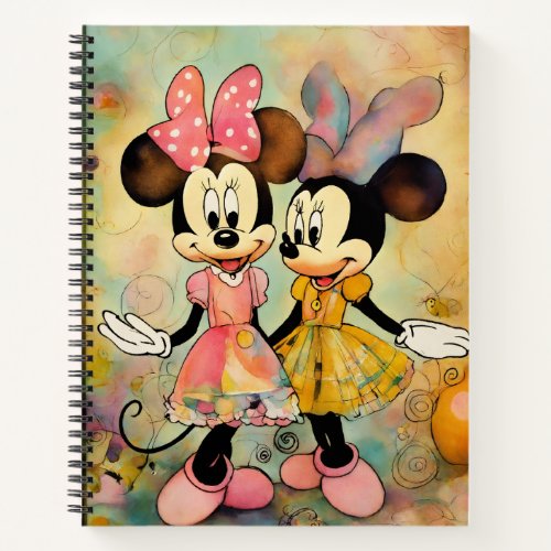 Micky mouse spiral notebook